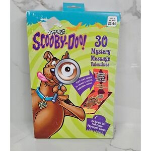 Scooby Doo Mystery Message Valentines 30 Count Cartoon Network Paper Magic Group
